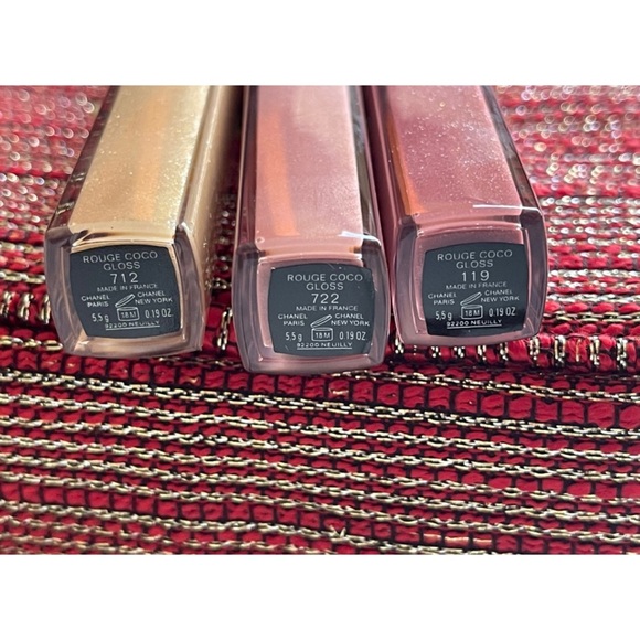 Chanel Bag Holiday Beauty Cosmetic Bag Red - Picture 3 of 7